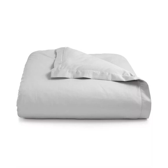 Hotel Collection 680TC King Duvet Cover Set Supima Cotton Palladium $500 - Picture 2 of 3
